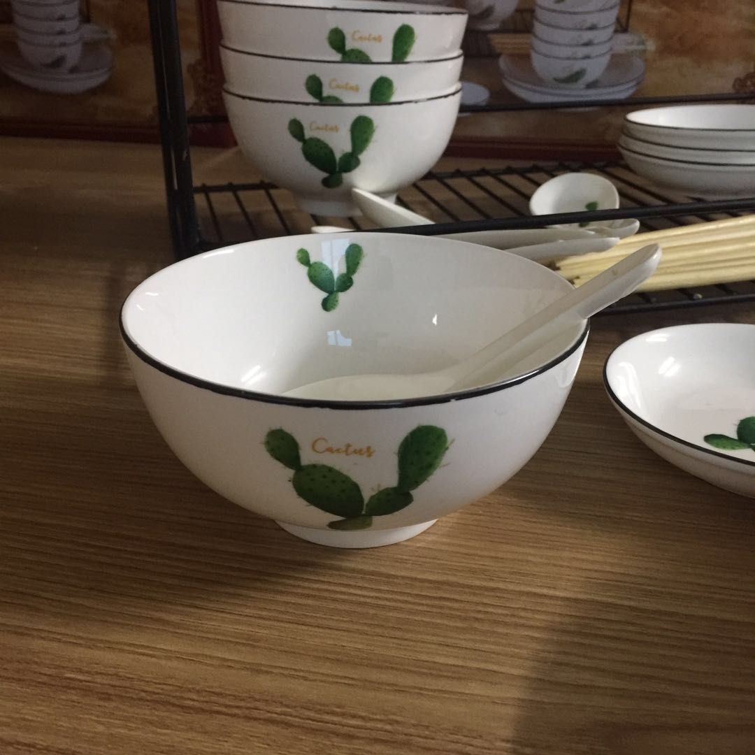 14头北欧风骨瓷餐具套装详情图16