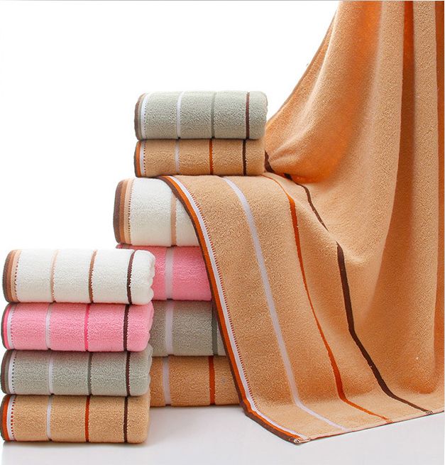 Sanjun household adult soft face towel, plain satin towel