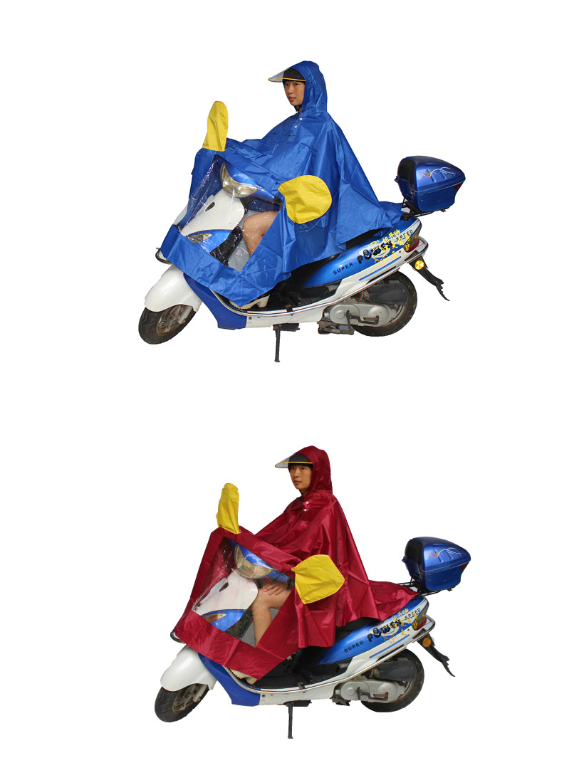 Motorcycle, electric bike, single-person raincoat, raincoat detail image 1