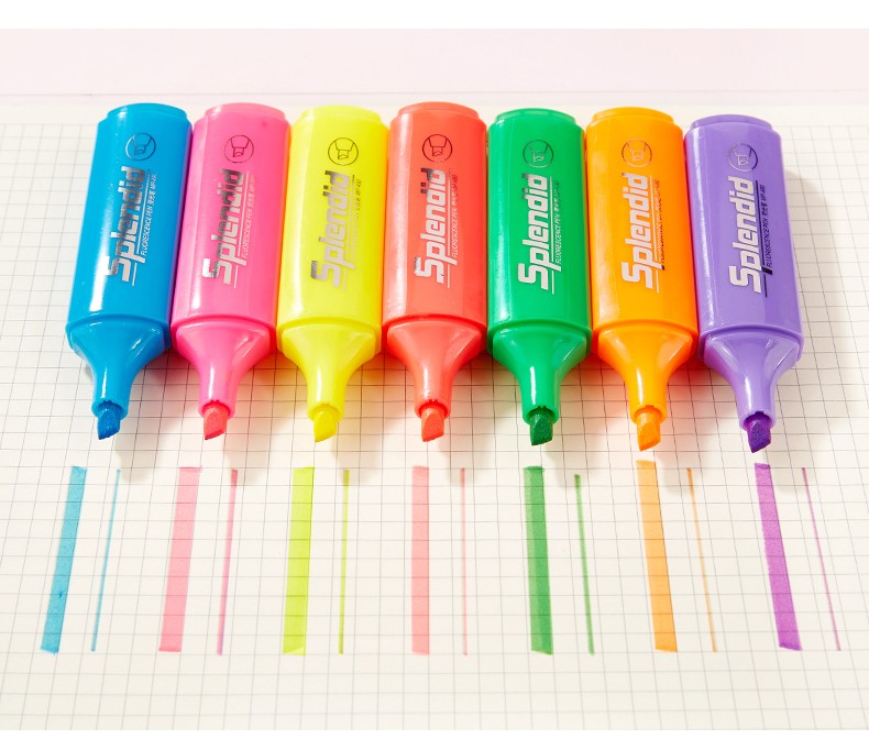 The PoK MP-490 highlighter is a water-based pigment marker with a vivid color of 5mm pic 14