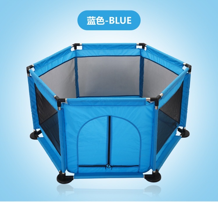 15741 Children's play fence Indoor playground climbing mat with ball details Picture
