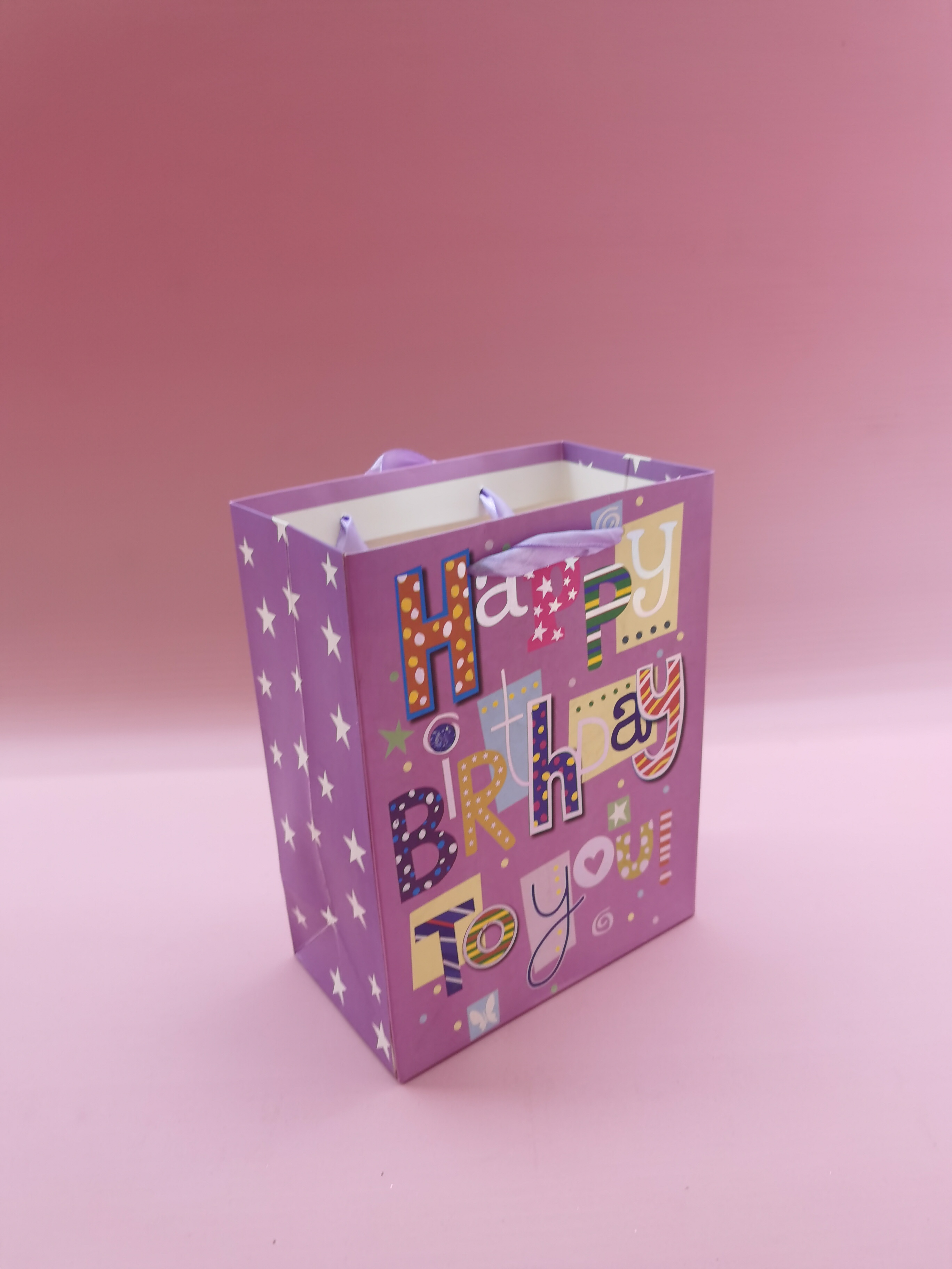 Gilded paper bag birthday gift bag details Picture