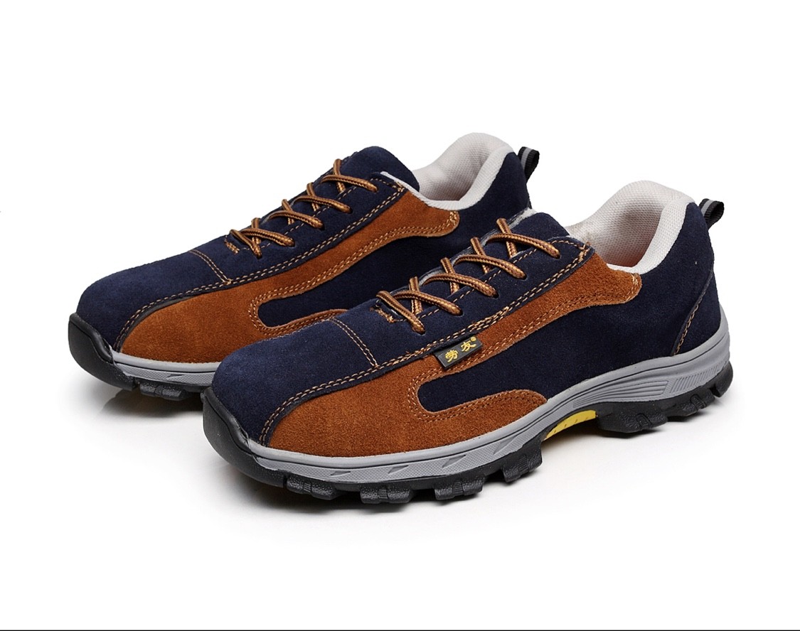 劳保鞋牛皮鞋钢包头钢板底防砸防刺穿新款耐油酸碱耐磨鞋底男女详情图4