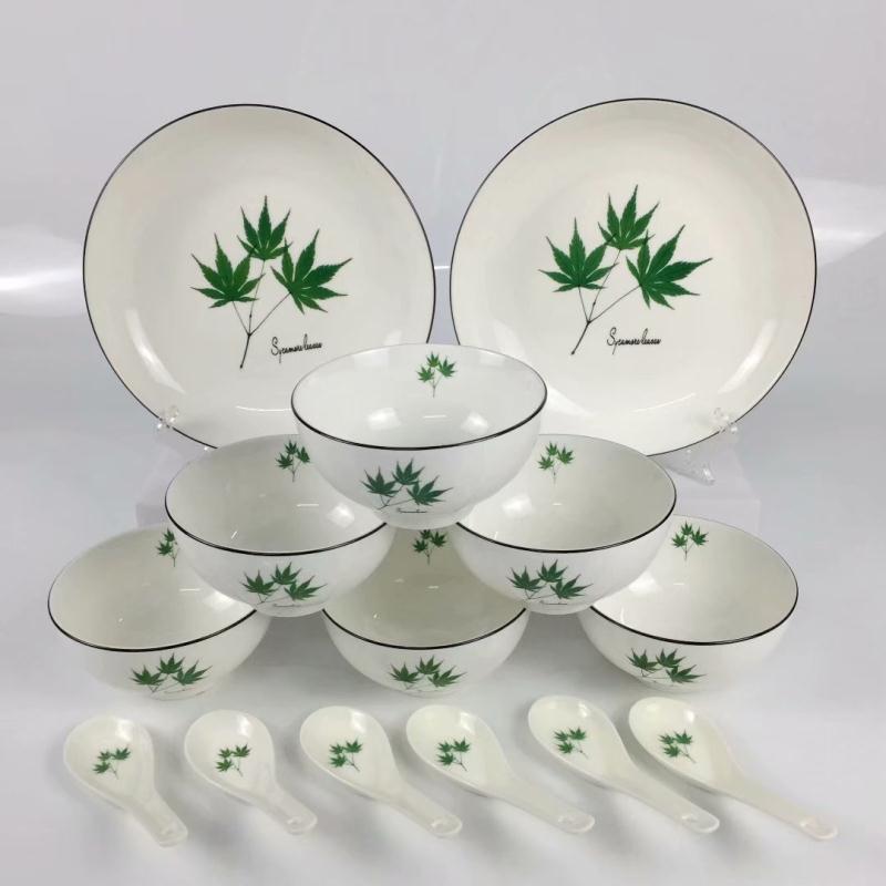 14头北欧风骨瓷餐具套装详情图8