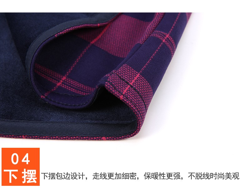 冬季保暖加绒加厚衬衫男宽松加大码长袖中老年装衬衣男详情图18