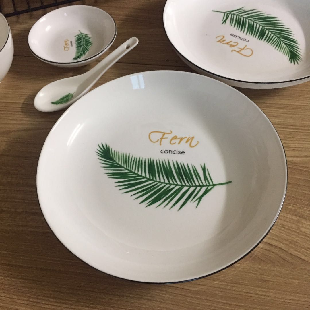 14头北欧风骨瓷餐具套装详情图19