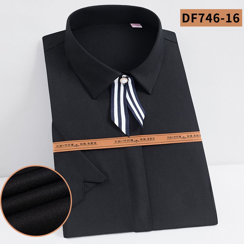 JK uniform basic style shirt, girls' school style autumn pointed-neck short-sleeved work uniform, Japanese-style jk shirt, ins class uniform Item Picture