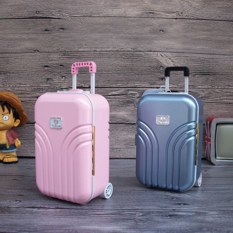 拉杆行李箱音乐盒 桌面摆件朋友生日礼物八音盒 会跳舞的女孩详情图3