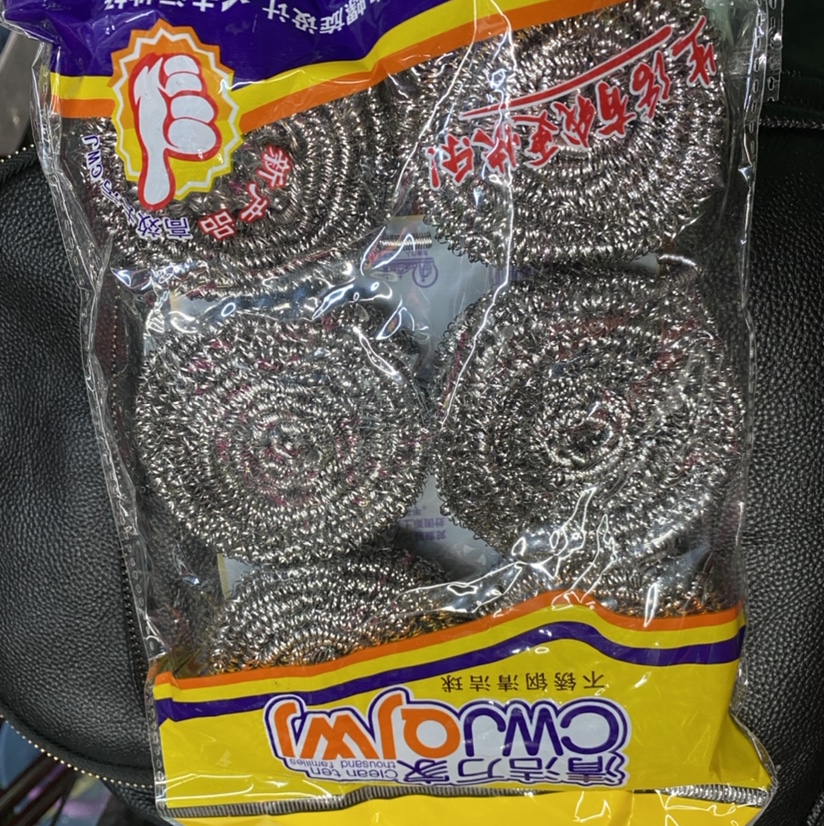6 PCS袋装不锈钢洗碗球