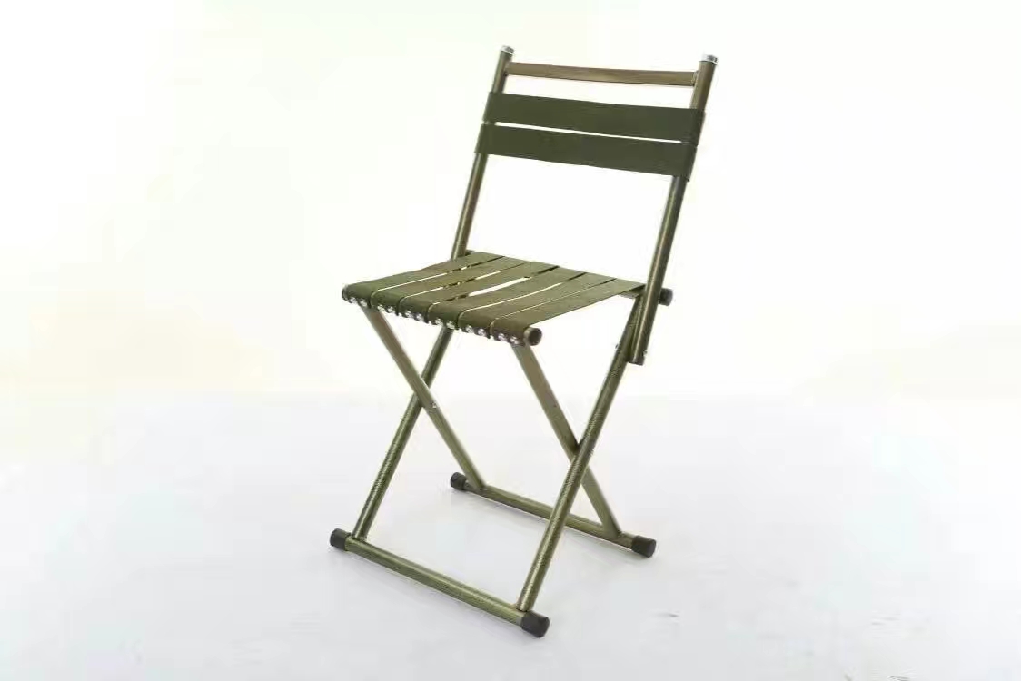 靠背椅   折叠椅    钓鱼凳白底实物图