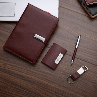 Kayrosh regalo pluma oficina regalo set llavero personalizado + hebilla firma + organizador + firma pluma oficina portátil 4 piezas venta al por mayor personalizado detail image 2