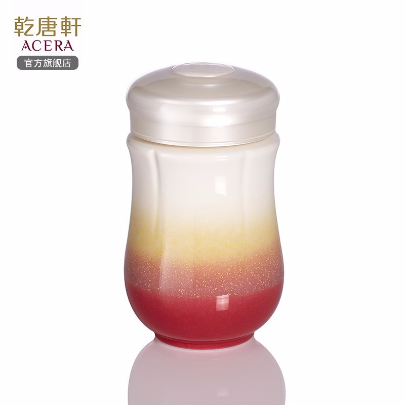 【乾唐轩】活瓷 快乐花仙子随身杯单层320ml  杯盖可定制详情图1