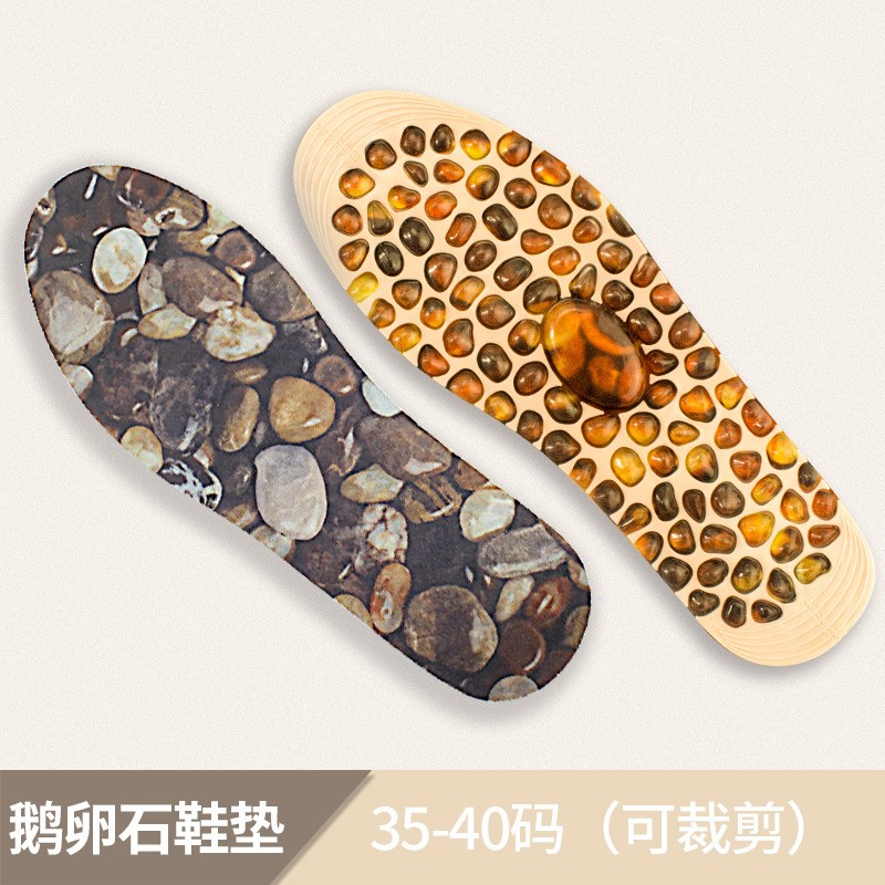Tpr Cobblestone Massage Insole Relaxation Silicone Insole Press Sports Insole For Double-Sided Use - Women's undefined