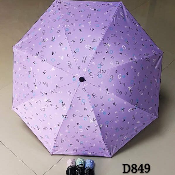 D849天明晴雨伞超加大双人/三人两用学生成人男女三折叠晴雨两用伞详情1