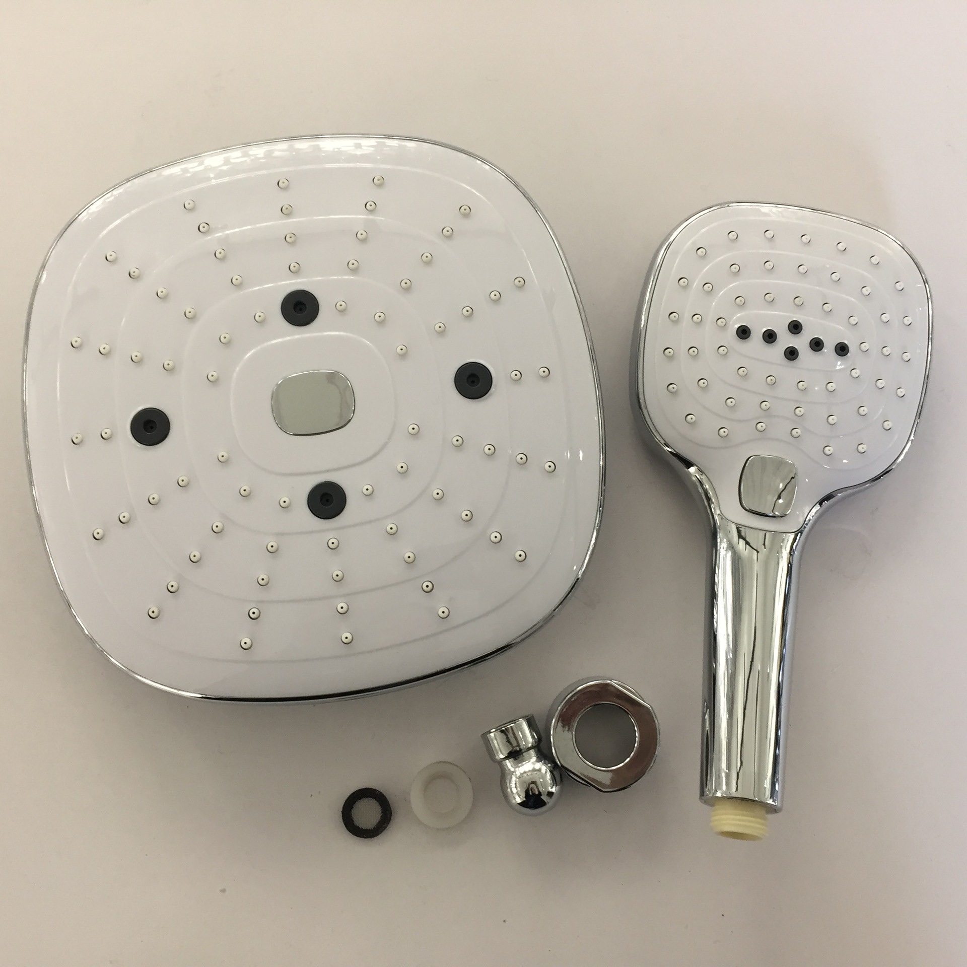 Factory wholesale stock of ABS overhead shower, large shower head, rain shower nozzle, and overhead shower set undefined