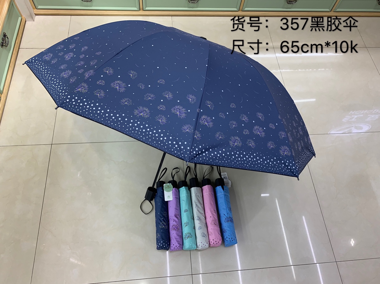 女士加大双人黑胶伞图