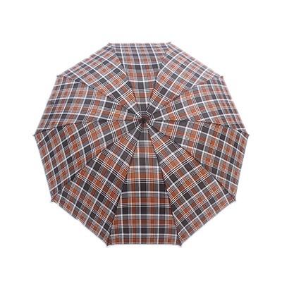 10B-307 奇峰 格子商务三折伞详情图9