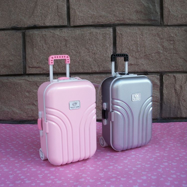 拉杆行李箱音乐盒 桌面摆件朋友生日礼物八音盒 会跳舞的女孩详情12