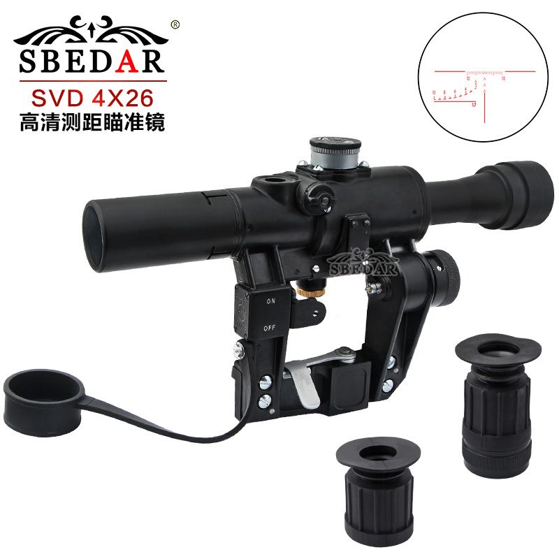 SVD4x26高清抗震内红点光学望远镜测距