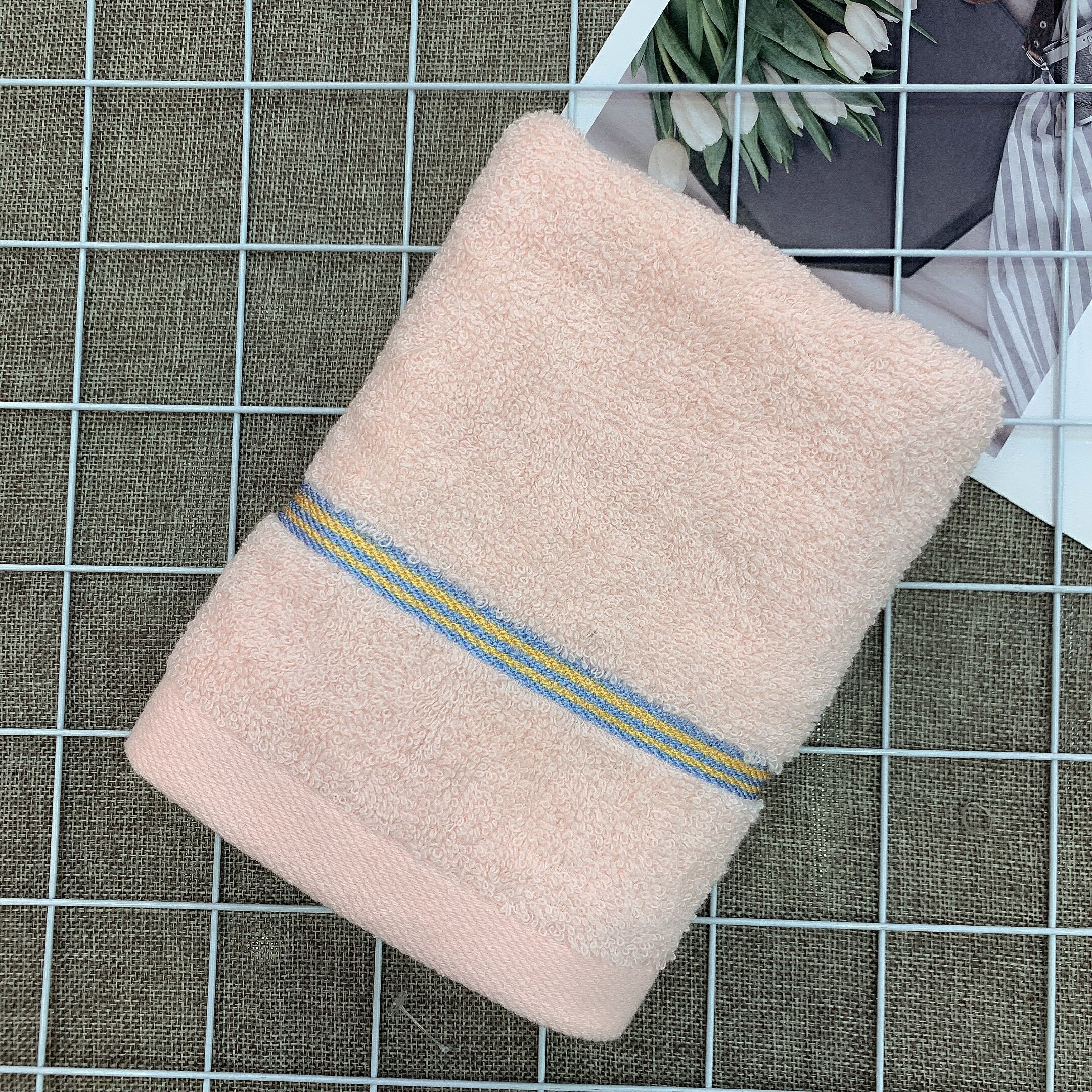义乌好货婷龙极简素色小心机跑量毛巾成人毛巾 素色断档毛巾批发详情图3