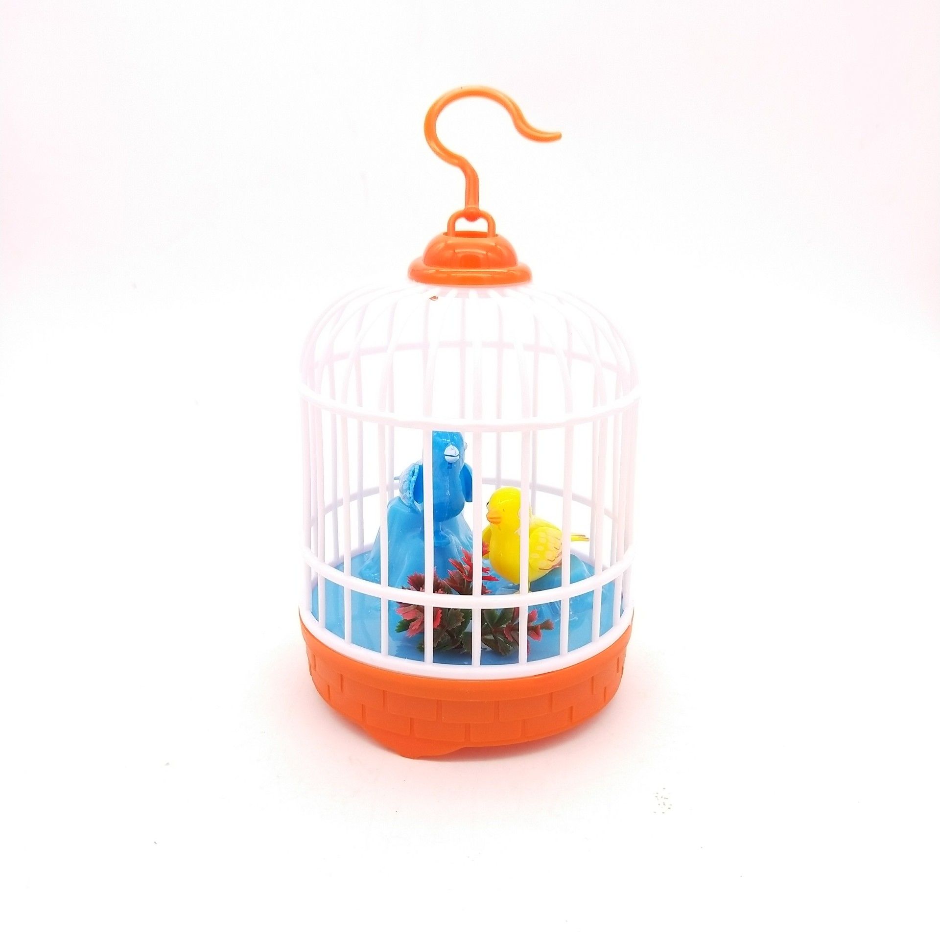 地摊夜市新款声控仿真鸟鸟笼儿童抖音创意感应电动玩具小鸟礼物详情图1