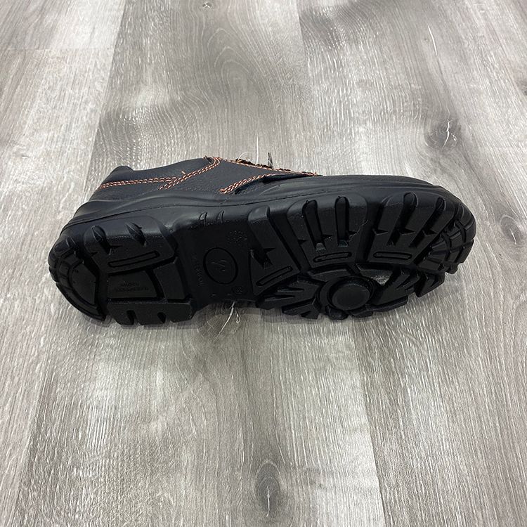 Men Steel Toe Work Shoes Men Fashion Outdoor Puncture Proof白底实物图