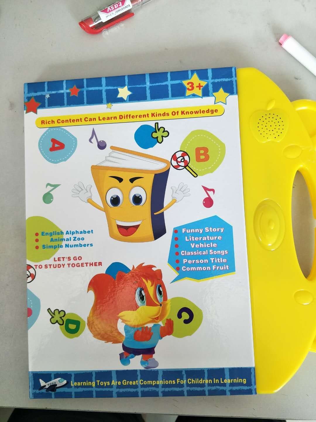 Children's English point-and-read learning e-books, with 10 different contents Specification image