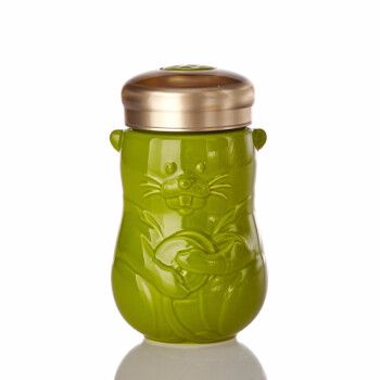 【 Gan Tang Xuan 】 Live Porcelain Lucky Rat Ceramic Cup Portable Water Cup 360ml Single-layer Application Scenario