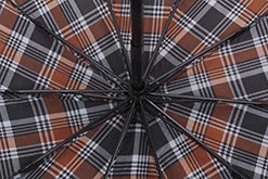 10B-307 奇峰 格子商务三折伞详情图2