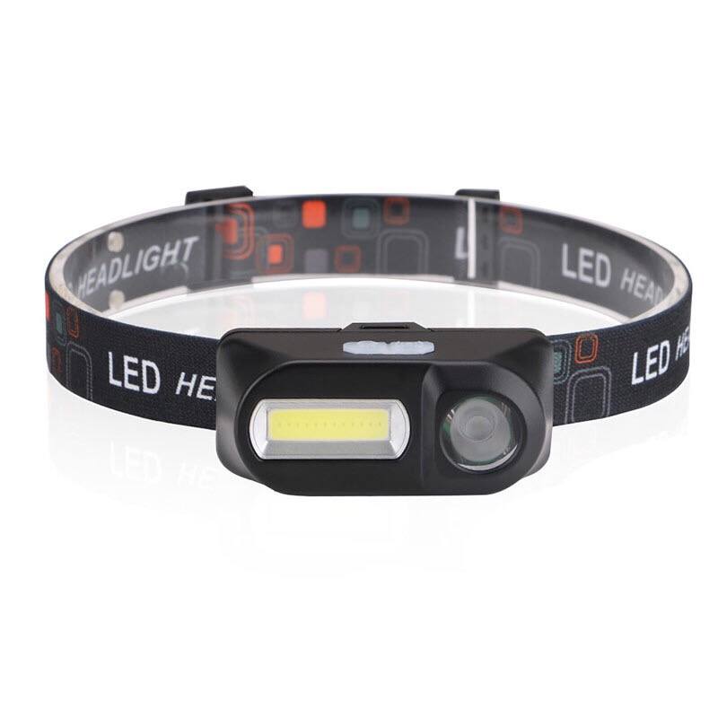 跨境专供多功能USB充电头灯COB户外头戴式电筒18650照明应急灯详情图6