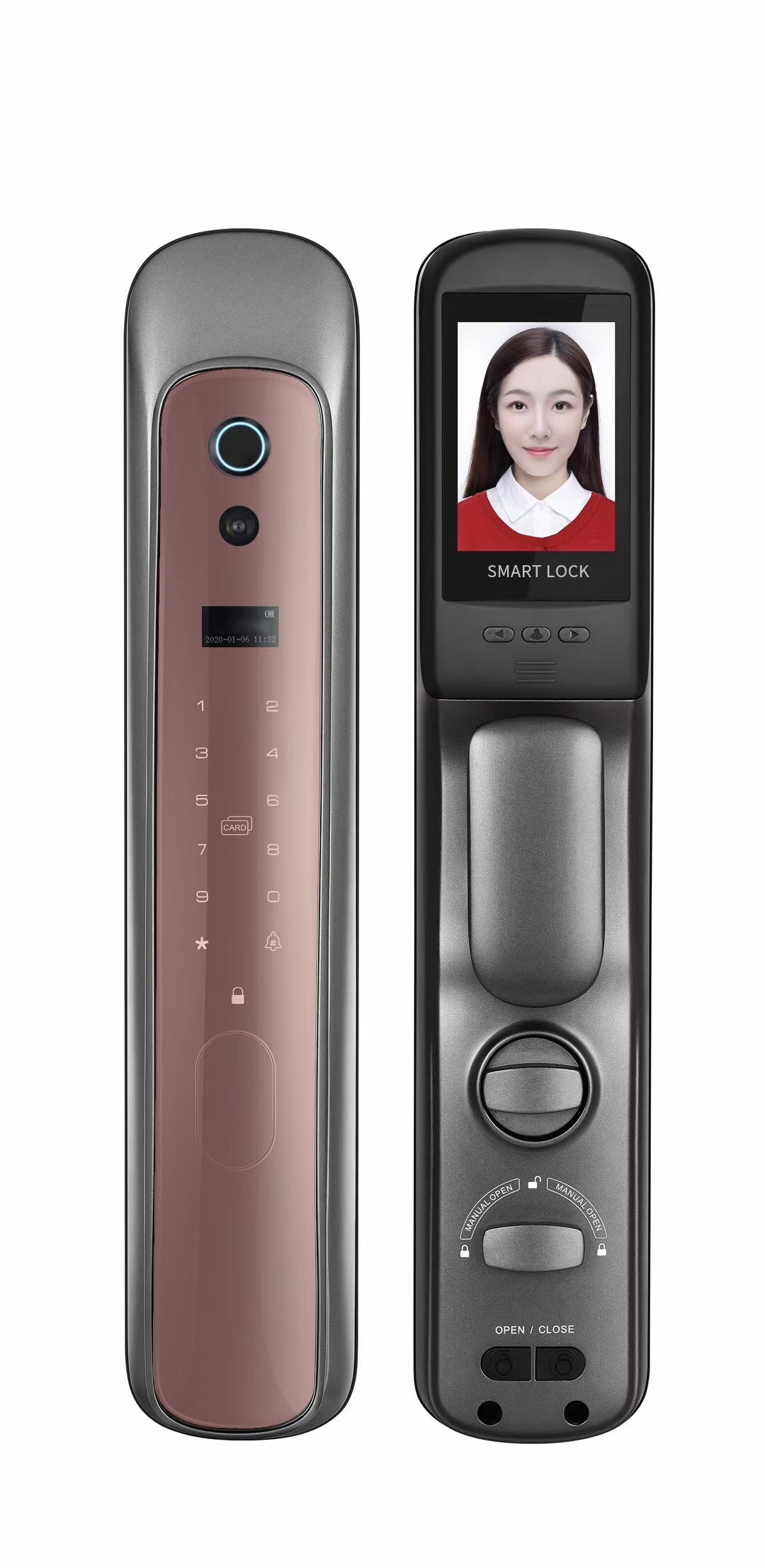 Fingerprint door lock, fingerprint padlock, card-swiping door lock, password door lock, smart door lock, electronic door lock detail image 2