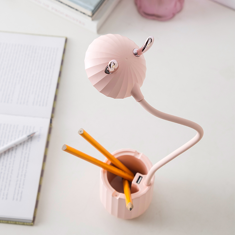 新款热销USB充电笔筒学生阅读学习led台灯详情图7