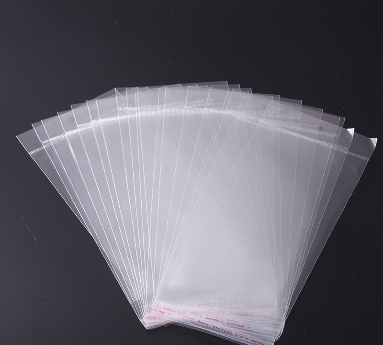 Transparent card head bags, 2.3C, 10* 17,100 pieces