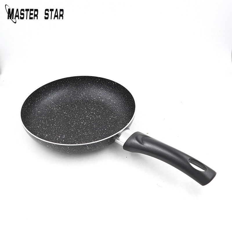 Master Star Classic Black Granite Coated Skillet Non-Stick Skillet Gas Cooker Skillet Pan full figure