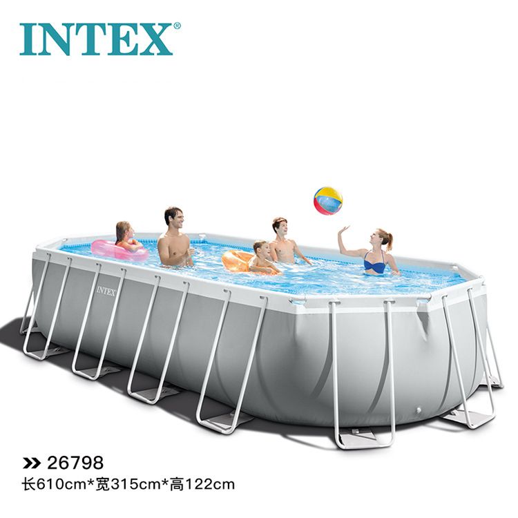 INTEX26798 bracket children's swimming pool, adult home outdoor children's water oval swimming pool Specification image