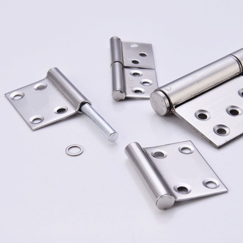 Stainless steel flag hinge 2.5/3/4 "/5" bathroom door hinge removal flag hinge full figure