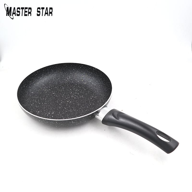 Master Star Classic Black Granite Coated Skillet Non-Stick Skillet Gas Cooker Skillet Pan full figure