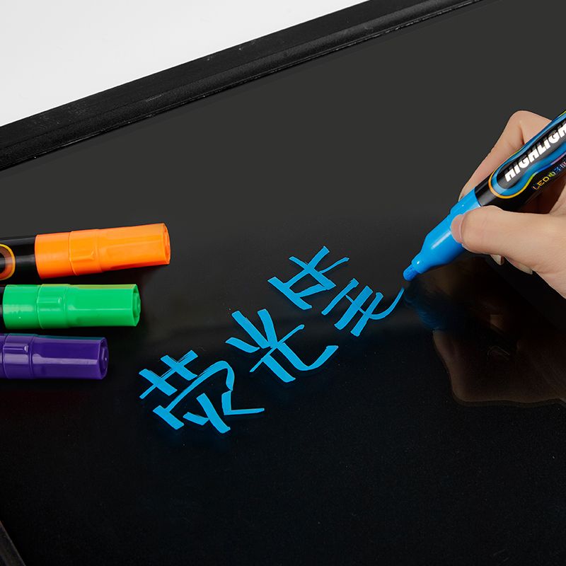 The Baok highlighter MP4901 LED electronic screen can be erased with seven colors of highlighter details Picture