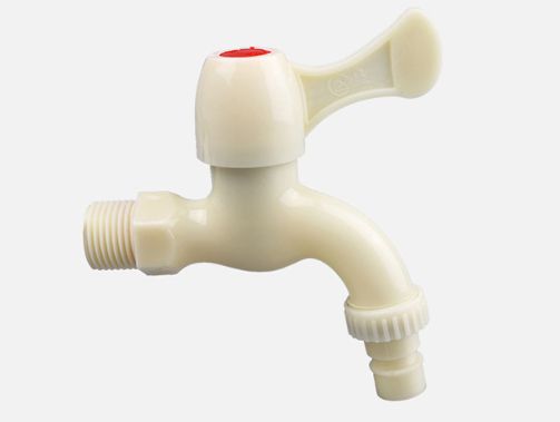 PP plastic washing machine faucet, household quick-opening single-cooling 4-minute washing machine faucet details Picture