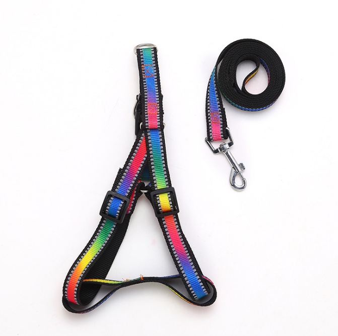 七彩反光胸背详情图7