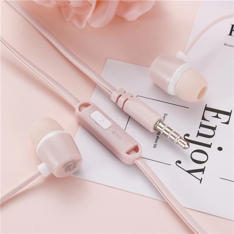 手机专用线控耳机实物图