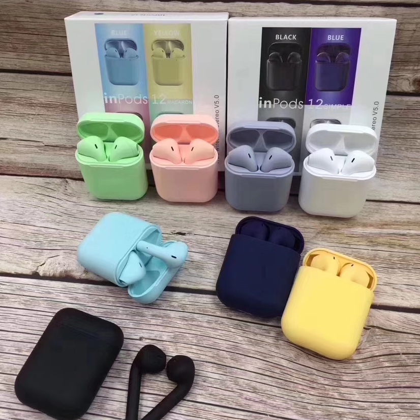 二代马卡龙蓝牙耳机 TWS 对耳耳机 Inpods12