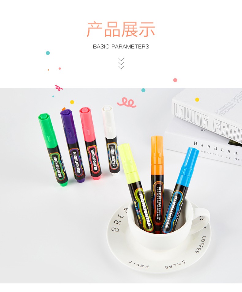 Booker highlighter MP4901 LED pantalla electrónica borrable highlighter siete colores pic 11