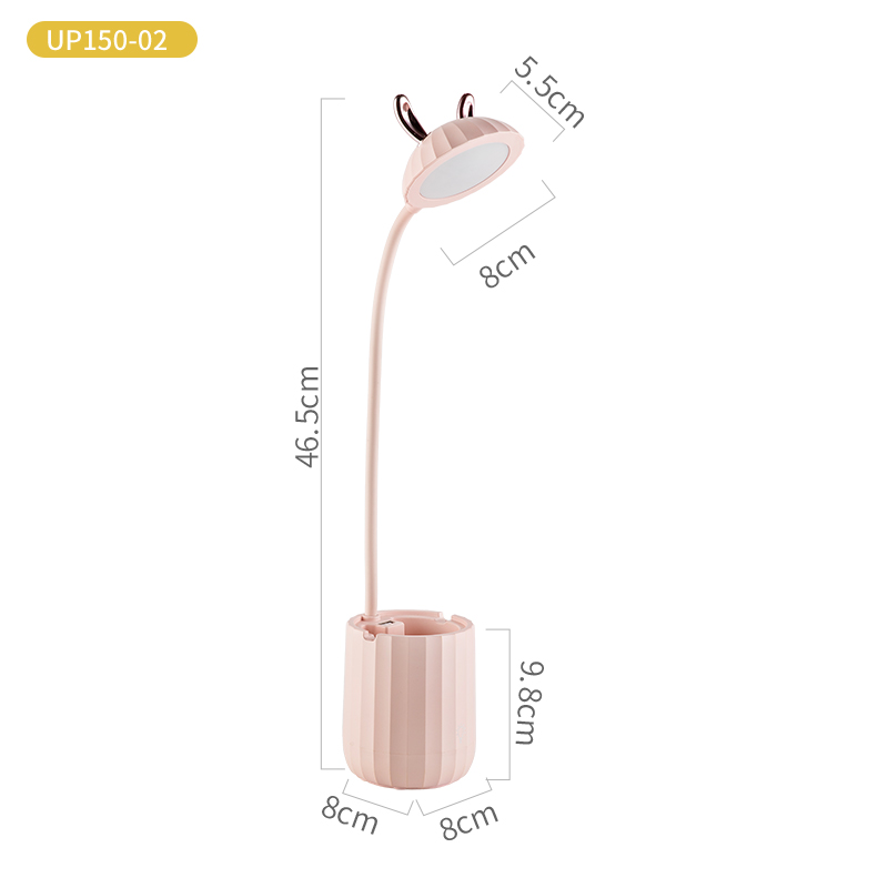 新款热销USB充电笔筒学生阅读学习led台灯详情图6