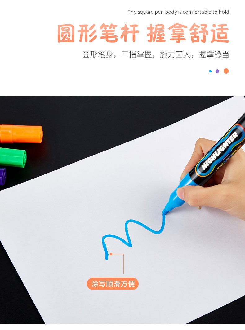 Booker highlighter MP4901 LED pantalla electrónica borrable highlighter siete colores pic 7
