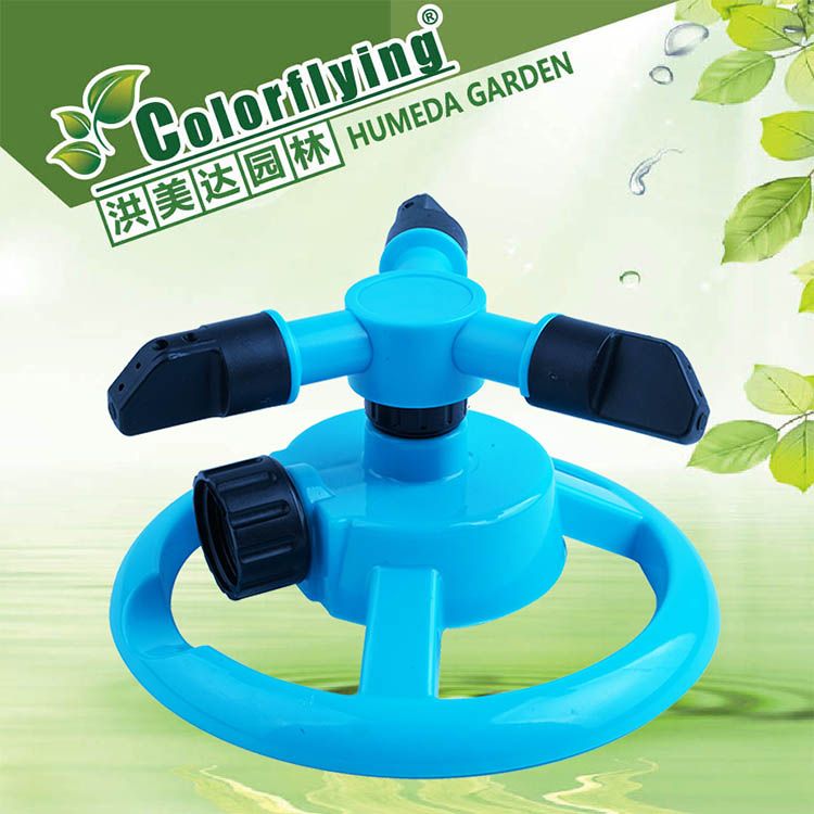 移动式 浇水喷淋园艺 洒水器自动旋转喷头园林草坪灌溉 浇花喷头