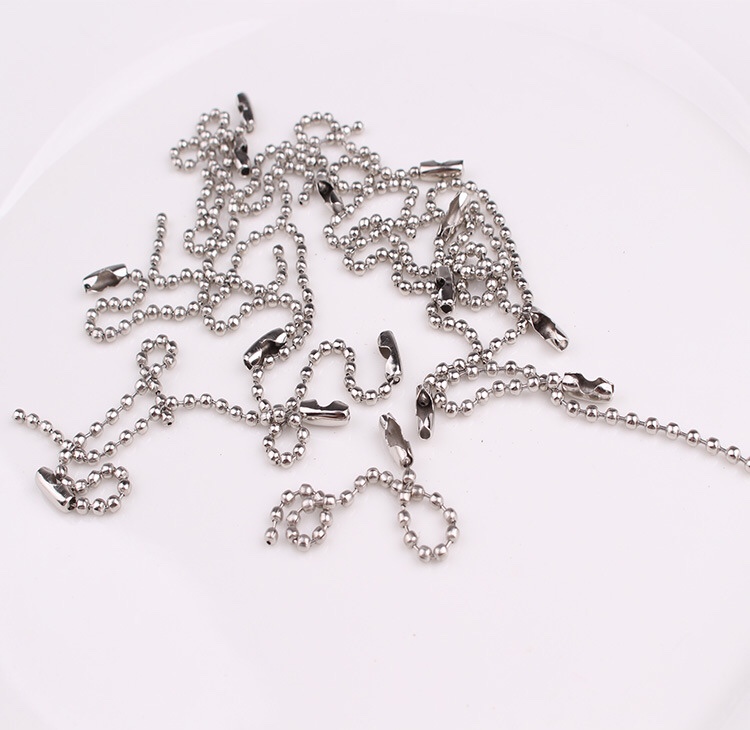 不锈钢珠链 波珠链 服饰吊牌链 diy饰品挂件链条 广告牌挂链配件辅料链条