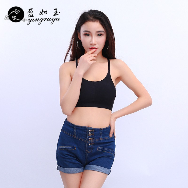 Yiwu Good Goods Korean Version Of Fashion Strap Bottom Bra With A String Girls Small Vest To Prevent Undress Underwear Specification drawing