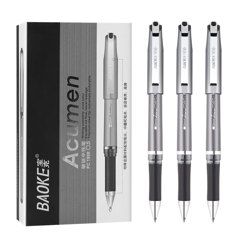 BAOKE PC-1908 Metal Pen clip Signature Pen 0.5mm Application Scenario