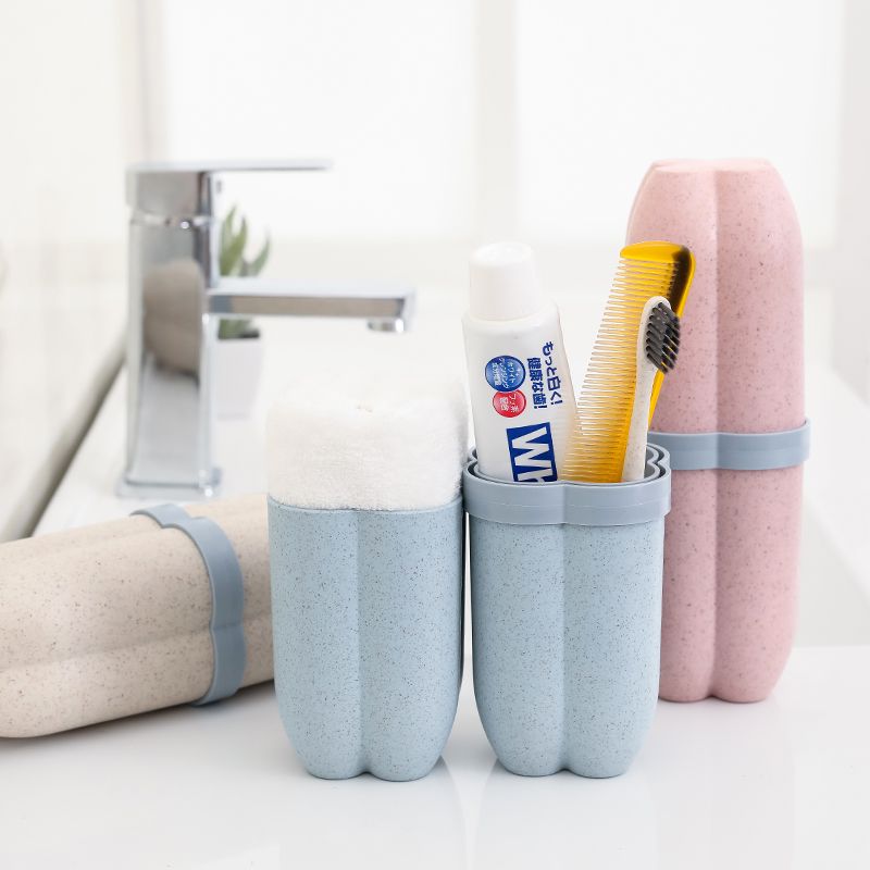 Travel toiletry cup
